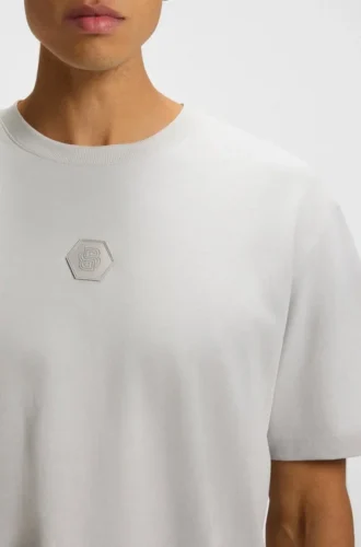 T-shirt i bomullsjersey med Double B-monogram