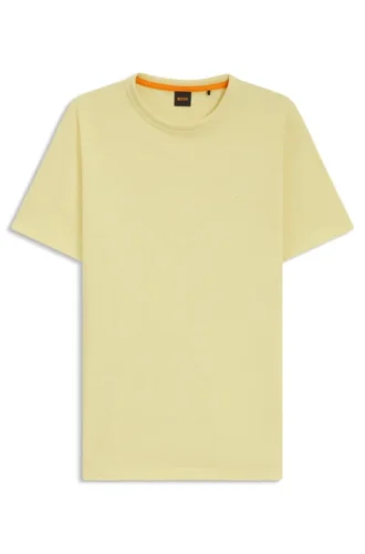 T-shirt i bomullsjersey med logodetalj