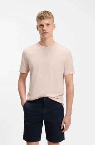T-shirt i bomullsjersey med logodetalj
