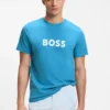 T-shirt i bomullsjersey med logotryck