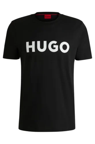 T-shirt i bomullsjersey med logotryck