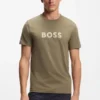 T-shirt i bomullsjersey med logotryck