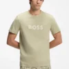 T-shirt i bomullsjersey med logotryck