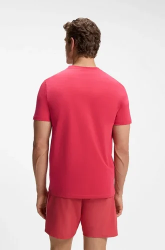 T-shirt i bomullsjersey med logotryck