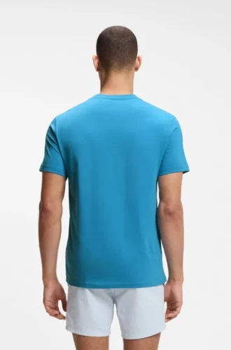 T-shirt i bomullsjersey med logotryck