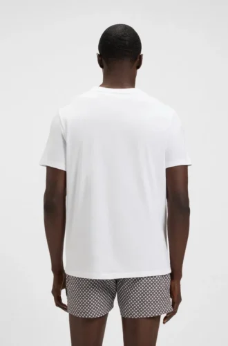T-shirt i bomullsjersey med logotryck
