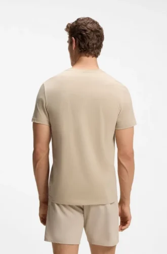 T-shirt i bomullsjersey med logotryck
