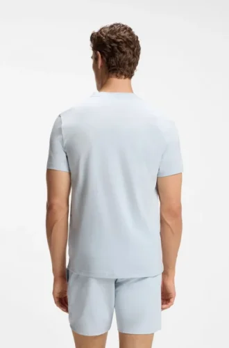 T-shirt i bomullsjersey med logotryck