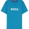 T-shirt i bomullsjersey med logotryck