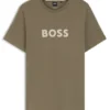 T-shirt i bomullsjersey med logotryck