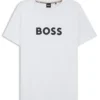 T-shirt i bomullsjersey med logotryck