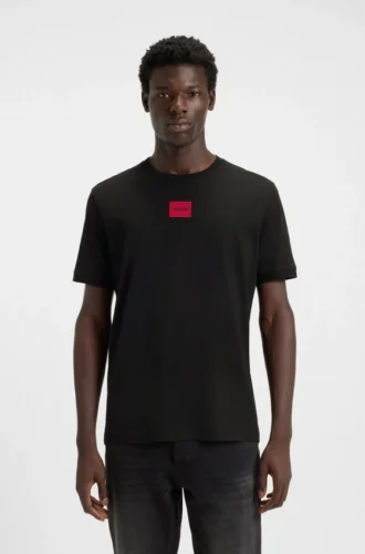 T-shirt i bomullsjersey med logotyp