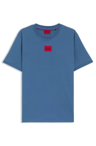 T-shirt i bomullsjersey med logotyp