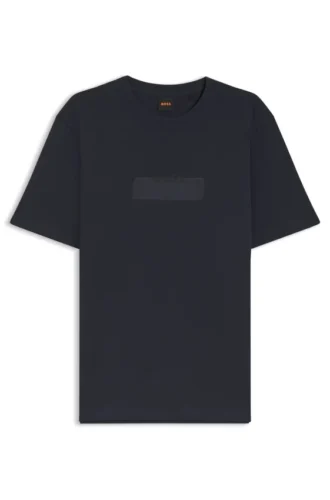 T-shirt i bomullsjersey med logotyp