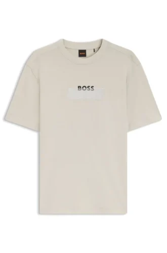 T-shirt i bomullsjersey med logotyp