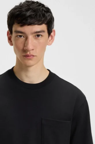 T-shirt i bomullsjersey med logotyp