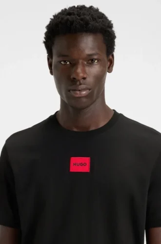 T-shirt i bomullsjersey med logotyp