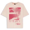 T-shirt i bomullsjersey med tryckt motiv
