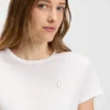 T-shirt i merceriserad bomull med Double B-monogram
