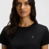 T-shirt i merceriserad bomull med Double B-monogram