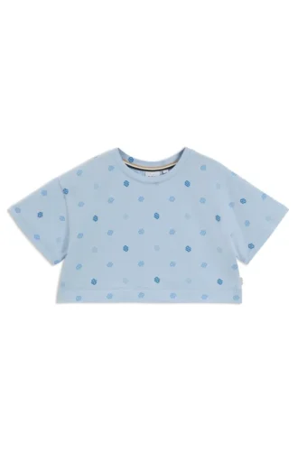 T-shirt i stretchbomull för barn med Double B-monogram