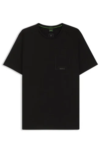 T-shirt i stretchbomull med fuktavvisande komfort
