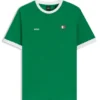 T-shirt i stretchbomull med landsflagga och logotyp