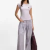 T-shirt i stretchbomull med slim fit och tryck T-shirt i stretchbomull med slim fit och tryck