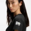 T-shirt i stretchjersey med tennismotiv T-shirt i stretchjersey med tennismotiv