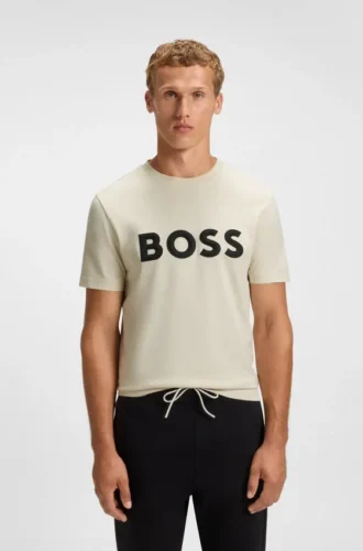 T-shirt med 3D-logotyp i bomullsjersey