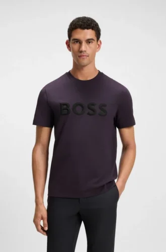 T-shirt med 3D-logotyp i bomullsjersey