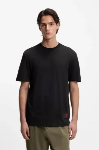 T-shirt med gradientlogotyp i bomullsjersey