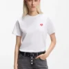 T-shirt med hjärtlogotyp i bomullsjersey