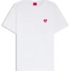 T-shirt med hjärtlogotyp i bomullsjersey