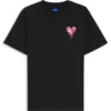 T-shirt med hjärtmotiv i bomullsjersey