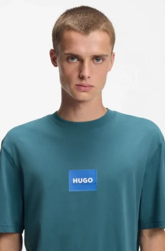 T-shirt med logotryck i bomullsjersey
