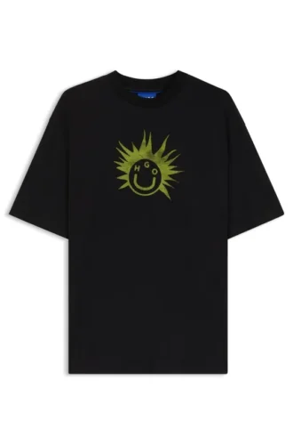 T-shirt med logotyp i bomullsjersey