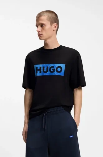 T-shirt med logotyp i bomullsjersey