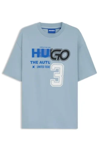 T-shirt med logotyp i bomullsjersey