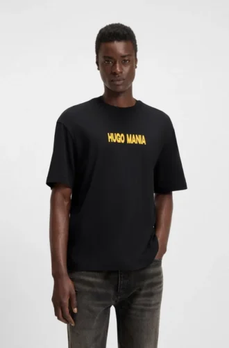T-shirt med logotyp i bomullsjersey