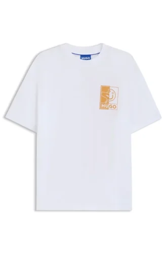T-shirt med logotyp i bomullsjersey