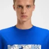 T-shirt med logotyp i bomullsjersey T-shirt med logotyp i bomullsjersey