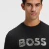 T-shirt med logotyp i bomullsjersey