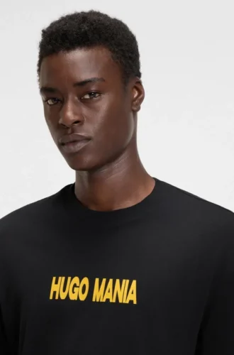 T-shirt med logotyp i bomullsjersey