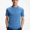 T-shirt med normal passform i merceriserad bomull
