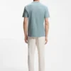 T-shirt med normal passform i merceriserad bomull
