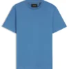 T-shirt med normal passform i merceriserad bomull