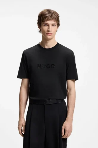 T-shirt med sköldpaddslogo i bomullsjersey