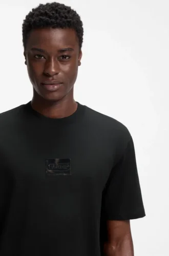 T-shirt med sköldpaddslogo i bomullsjersey
