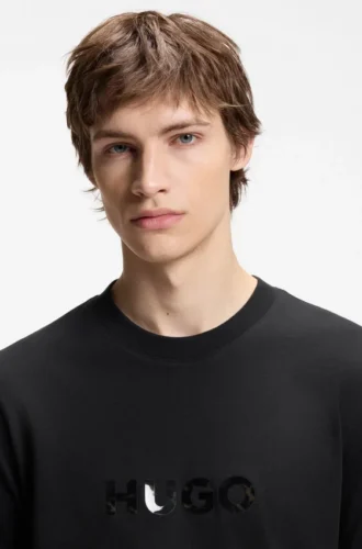 T-shirt med sköldpaddslogo i bomullsjersey